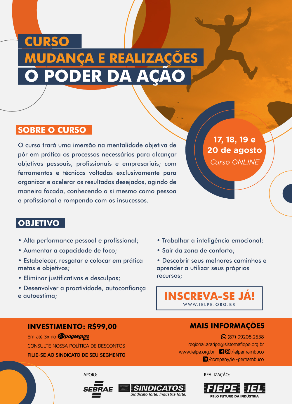 CURSO MUDANÇA E REALIZAÇÕES – O PODER DA AÇÃO
